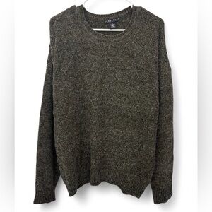 Mens Vintage Consensus Sportswear Crewneck Diamond Textured Sweater XL Soft Warm